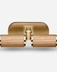 ARTISAN Window T-Bar Handle / AWTH Gold & Natural Oak Wood